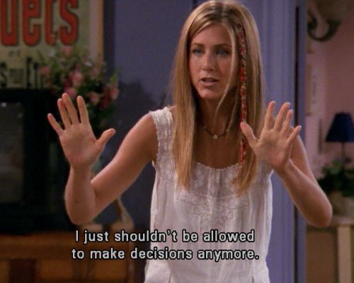 A reminder that too many choices can be exhausting